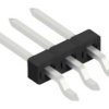 Pin header, 3 pole, pitch 2 mm, straight, black, SLY9SMD0553Z