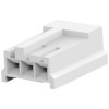 Socket housing, 3 pole, pitch 2.5 mm, straight, natural, 171822-3