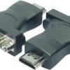 adapter DVI, HDMI LogiLink AH0002 LogiLink - Videoadapter - HDMI männlich zu DVI-D weiblich, [1x złącze żeńskie DVI 25-p