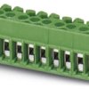 Socket header, 2 pole, pitch 3.5 mm, straight, green, 1984015