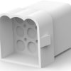 Socket housing, 9 pole, pitch 6.1 mm, straight, natural, 1-480586-0