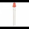 Dioda LED 3mm, czerwona, matowa