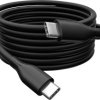 Silikonowy kabel ładujący Digitus USB-C, USB-C - USB-C 1m, USB 2.0, 60W, czarny