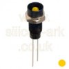 3mm - black recessed AMBER LED indicator (3076AD) - IMO