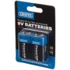 Draper 03983 PowerUP Ultra Alkaline 9V Batteries (Pack of 2)
