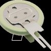 Lithium button cell, 3 V, 48 mAh, PCB assembly, upright