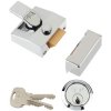 Yale Locks 85 Deadlocking Nightlatch 40mm Backset Chrome Finish Box