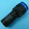 12V AC/DC 19mm BLUE KONTROLKA LED