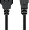Kabel mini USB do synchronizacji i ładowania, Czarny - Długość kabla 1 m