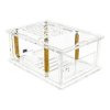 Akrilowa obudowa dla Raspberry Pi 5 z adapterem PCIe na M.2 z radiatlubami o kompaktowej konstrukcji i efektywnym chłodzeniu
