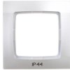 KARO Ramka pojedyncza do łączników IP44 srebrny perłowy RH-1S/43