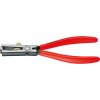 Stripping pliers for plastic-coated cables, rubber-coated cables, with an opening spring, 10 mm², AWG 8, cable Ø 5 mm, L 160 mm,