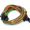 4 pin dual-female jumper wire - 300mm (5 PCs pack)
