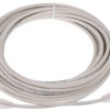 Cat5e Kabel Ethernet PowerCat 5E długość 10 m Molex Premise Networks Szary Polichlorek winylu Bez ekranowania średnica