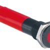Lampka kontrolna do montażu panelowego 2V dc, czerwona 8mm LED RS PRO