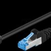 51555 Network cable Cat.6a S/FTP angled / straight, 0.25 m