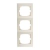 LOGI krem ramka 3x pionowa Kanlux 02-1530-003