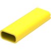 Insulating sleeve for 6.35 mm, 1 pole, PVC, UL 94V-0, yellow, 2391865-2