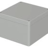 PC enclosure, (L x W x H) 122 x 120 x 85 mm, light gray (RAL 7035), IP66, 02227094