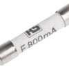 Bezpiecznik 800mA 6.3 x 32mmF 500V ac RS PRO