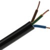 Przewód zasilający RS PRO 3 Core 50 m Polichlorek winylu Sheath Czarny, 1 kV 70 °C