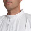 Lab Coat Tyvek White Collar Zipper With
