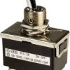 SCI R13-29F Przełącznik dźwigienkowy R13-29F, 2 x wył/wł, 250 V/AC, 10 A, 1 szt.