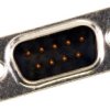 Złącze D-Sub 9-pinowe Wtyk Proste Montaż lutowniczy raster 2.84mm