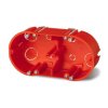 Puszka podtynkowa PK-2x60 do ścian pustych pomarańczowa 0210-00 ELEKTRO-PLAST NASIELSK