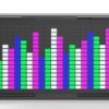 Wskaźnik wysterowania audio 512 LED z termometrem I zegarkiem DIY KIT
