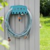 GARDENA 18005-20 mit Schlauch Uchwyt ścienny na wąż 13 mm 20 m 1/2 cala 1 szt. czarny, turkusowy