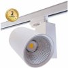 Projektor LED na szynę 20W 2100lm 4000K/neutralna IP20 z adapterem 3-fazowym biała SPOTEO TRACK W 20W 45 NW GXTR100