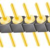 Złącze szpilkowe 6-pinowe raster: 2.54mm -rzędowe Samtec Przewlekany 1.0A