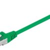 Cat 5E Kabel Łączący, F/Utp, Zielony - Długość Kabla 0.25 M