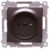 Simon 54 Gniazdo pojedyncze b/u 16A IP20 antracyt DG1Z.01/48