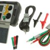 Miernik impedancji i RCD, 2 przewody, 500V, Selektywny AC, selektywny DC, CAT III 300 V, IEC 61010, LCD, BS 1363