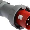 Złącze przemysłowe - zasilające 125A Wtyczka 400 V 3P + N + E Męski MENNEKES Czerwony Montaż na kablu IP67