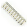 Pin żeński do obudowy gniazda raster 2,54mm - 10szt.