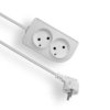 Przedłużacz CLASSIC 2-gniazda b/u 2m /OMY 2x1/ PSN-22