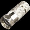 F plug, screw-on for 7-mm cable, waterproof