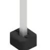 Pin header, 1 pole, pitch 2 mm, straight, black, 10062169