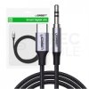 UGREEN Kabel USB typ-C / mini Jack (wtyk / wtyk) CM450 AUX czarny 1m