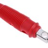 Adapter z wtykiem bananowym Męski Połączenie lutowane typ Wtyk bananowy Czerwony 30A Hirschmann Test & Measurement