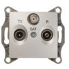 Sedna Gniazdo antenowe RD/TV końcowe aluminium SDN3501360