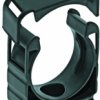 Tubing holders, (W x H) 22.6 x 19.5 mm, head Ø 13 mm, PA, black, for hose mounting, 1 5030 028 009