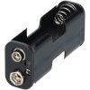 Comfortable BH-322-1B 2 x AA Press Stud Battery Holder