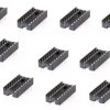 Opencircuit IC socket 16 pins - 10 pcs