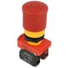 Przełącznik; bezpieczeństwa; przyciskowy; HPB22-S11-R-I; ON-OFF+OFF-ON; grzybkowy; odkręcany; 2 tory; czerwony; bez podświetleni
