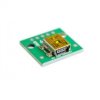 Mini USB Socket Module - Arduino PCB Breakout Board