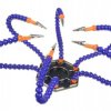 6-Arm Large Helping Hands Set with Crocodile Clips & Stand